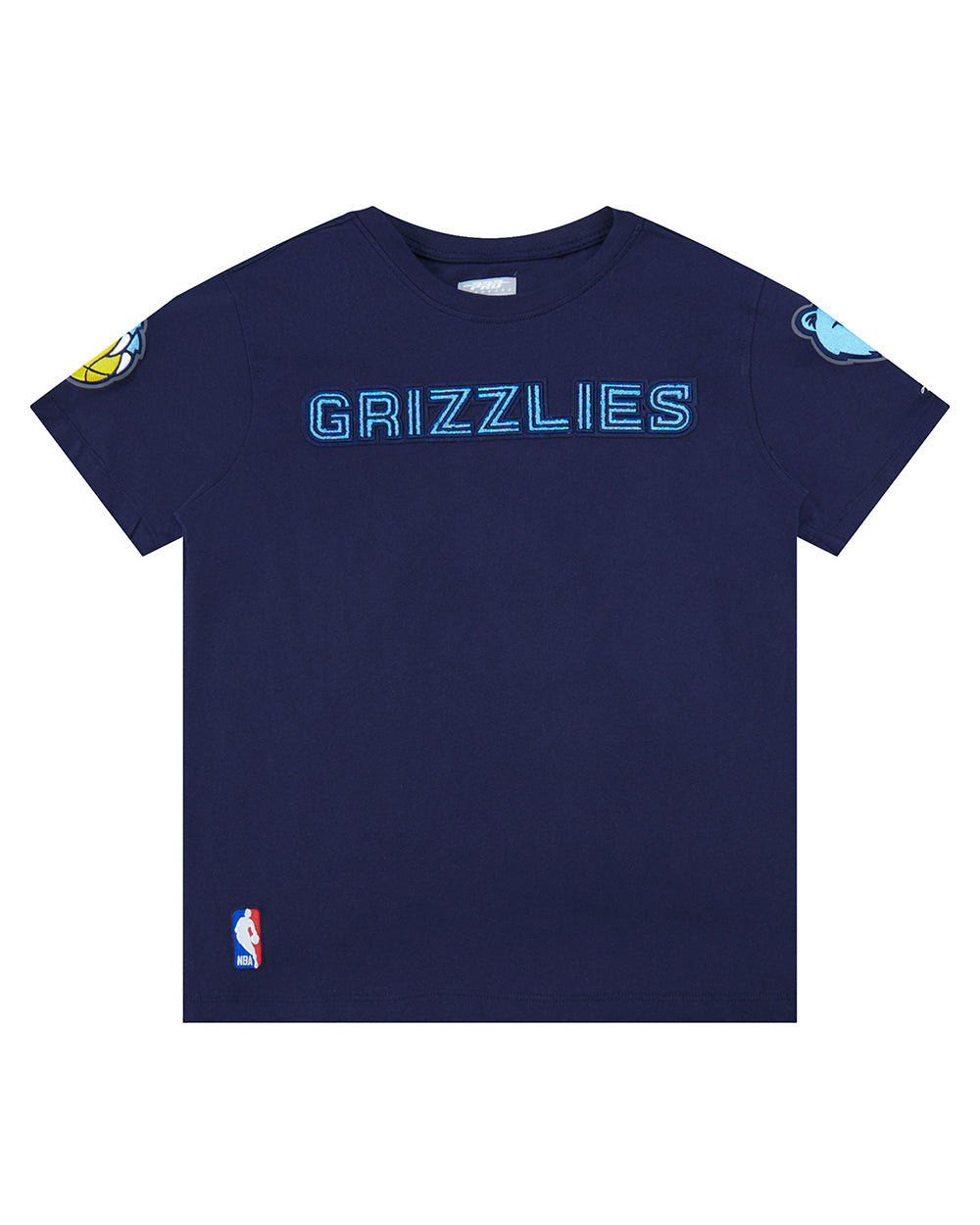 NBA MEMPHIS GRIZZLIES CLASSIC T-SHIRT EN JERSEY SIMPLE POUR GARÇON JUNIOR (MARINE MINUIT)