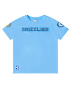 NBA MEMPHIS GRIZZLIES CLASSIC BIG BOY'S SINGLE JERSEY TEE (UNIVERSITY BLUE)