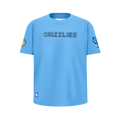 NBA MEMPHIS GRIZZLIES CLASSIC BIG BOY'S SINGLE JERSEY TEE (UNIVERSITY BLUE)
