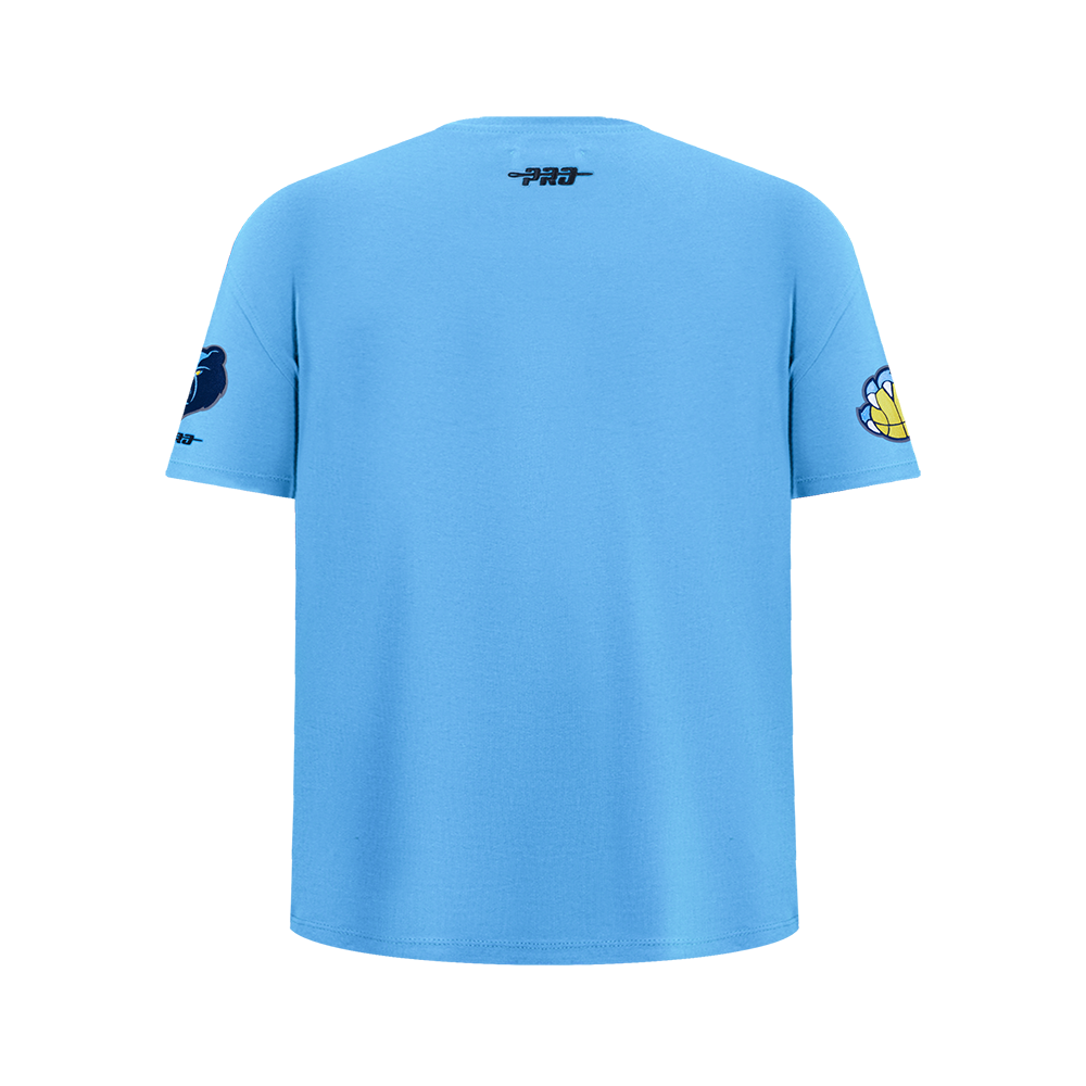NBA MEMPHIS GRIZZLIES CLASSIC BIG BOY'S SINGLE JERSEY TEE (UNIVERSITY BLUE)