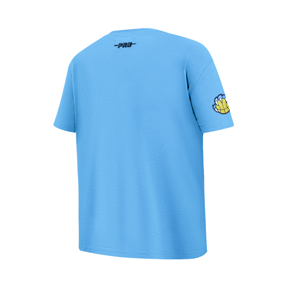 NBA MEMPHIS GRIZZLIES CLASSIC BIG BOY'S SINGLE JERSEY TEE (UNIVERSITY BLUE)
