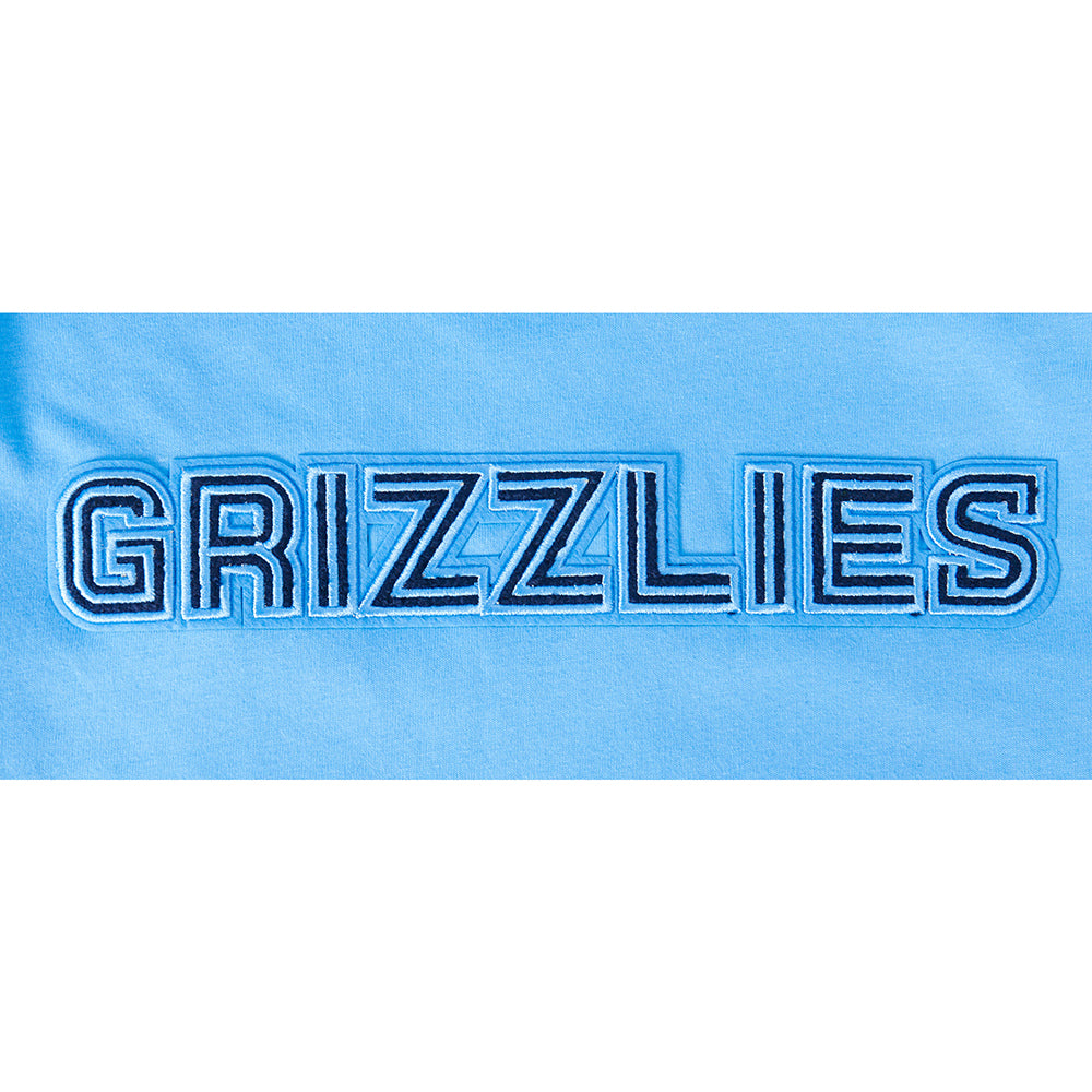 NBA MEMPHIS GRIZZLIES CLASSIC BIG BOY'S SINGLE JERSEY TEE (UNIVERSITY BLUE)
