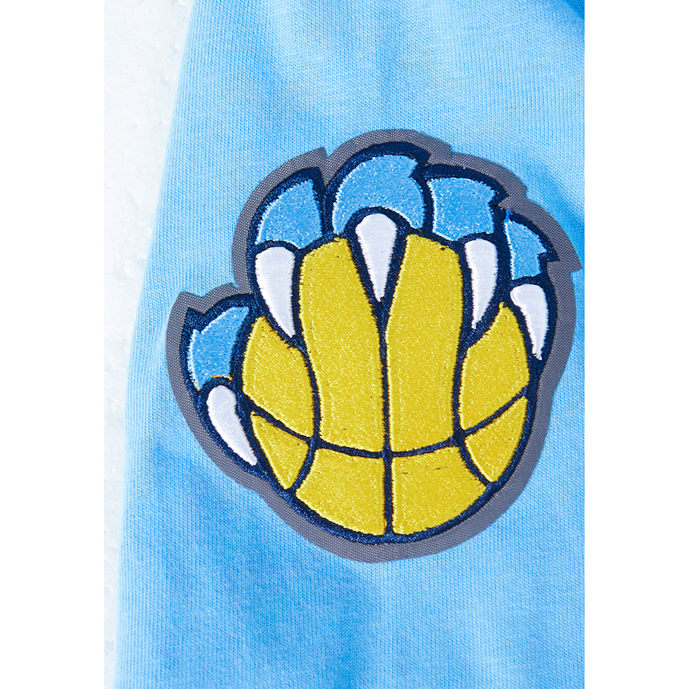 NBA MEMPHIS GRIZZLIES CLASSIC BIG BOY'S SINGLE JERSEY TEE (UNIVERSITY BLUE)