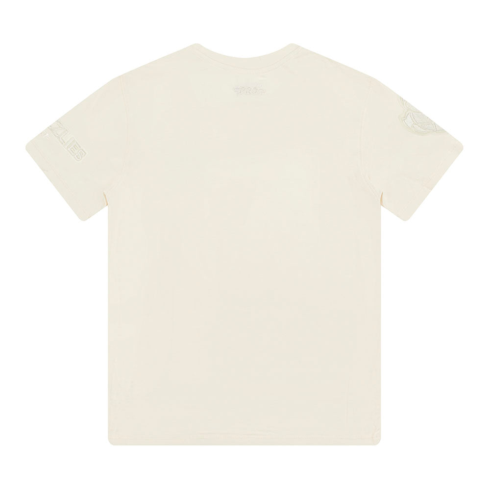NBA MEMPHIS GRIZZLIES NEUTRAL BIG BOYS SINGLE JERSEY TEE (EGGSHELL)