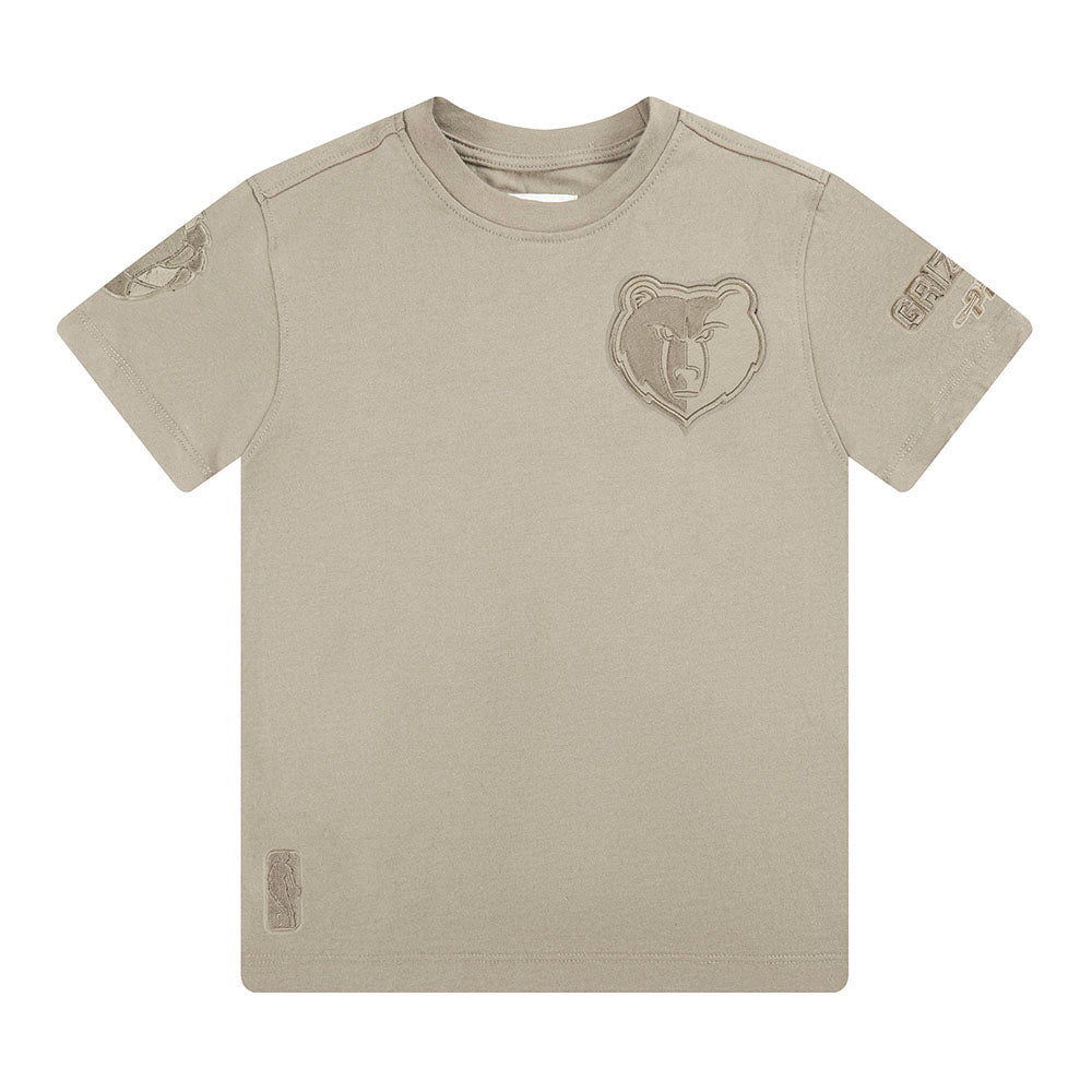 NBA MEMPHIS GRIZZLIES NEUTRAL T-SHIRT EN JERSEY SIMPLE POUR GARÇON JUNIOR (TAUPE)