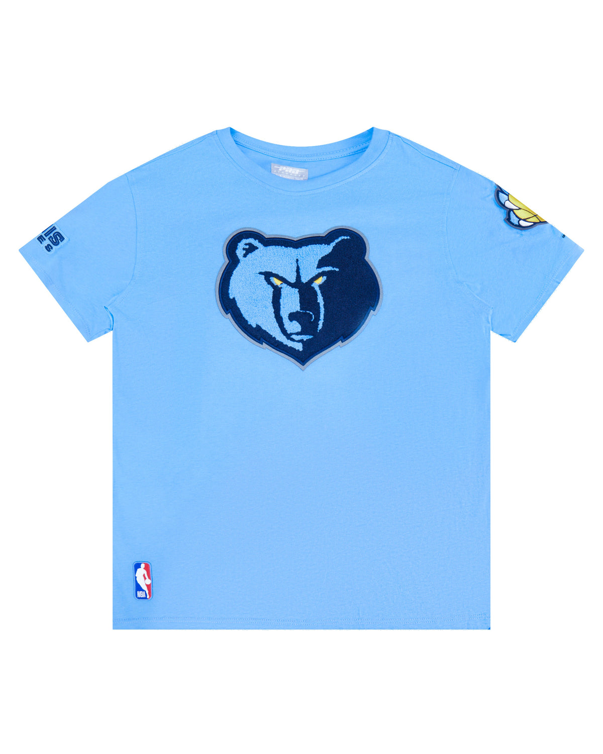 NBA MEMPHIS GRIZZLIES RETRO CLASSIC T-SHIRT EN JERSEY SIMPLE POUR GARÇON JUNIOR (BLEU UNIVERSITÉ)