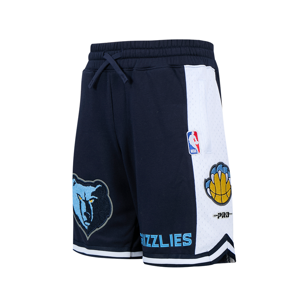 NBA MEMPHIS GRIZZLIES CLASSIC BIG BOY'S FLEECE 2.0 SHORT (MIDNIGHT NAVY)