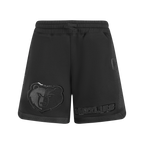 NBA MEMPHIS GRIZZLIES TRIPLE BLACK BIG BOY'S FLC 2.0 SHORT (JET BLACK)