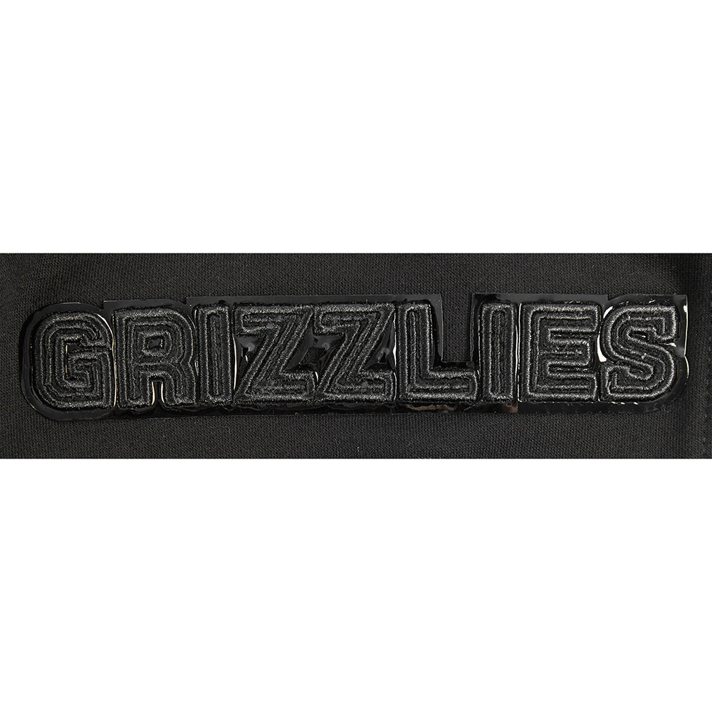 NBA MEMPHIS GRIZZLIES TRIPLE BLACK BIG BOY'S FLC 2.0 SHORT (JET BLACK)