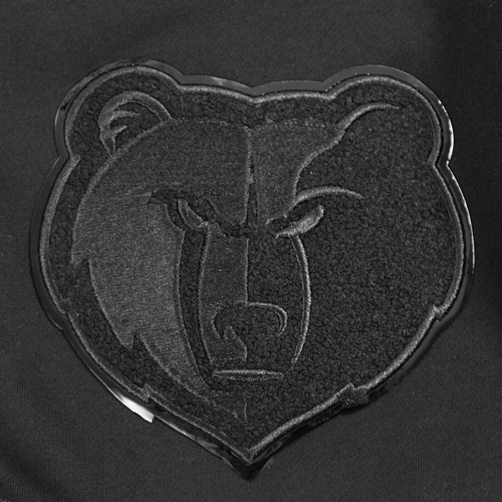NBA MEMPHIS GRIZZLIES TRIPLE BLACK BIG BOY'S FLC 2.0 SHORT (JET BLACK)