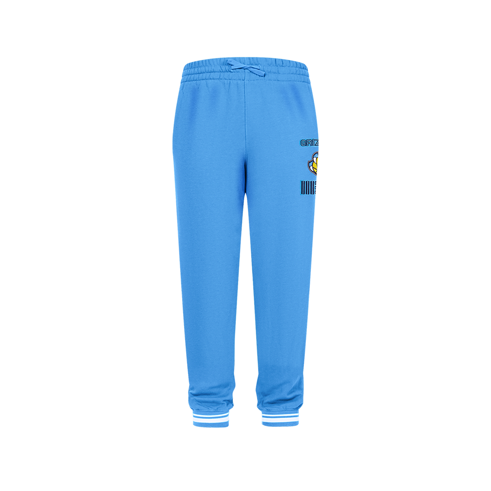 NBA MEMPHIS GRIZZLIES RETRO CLASSIC PANTALON OUATÉ EN MOLLETON CÔTELÉ POUR GARÇON JUNIOR (BLEU UNIVERSITÉ)