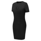 NBA MEMPHIS GRIZZLIES TRIPLE BLACK WOMEN'S BODY CON DRESS (TRIPLE BLACK WOMEN'S)