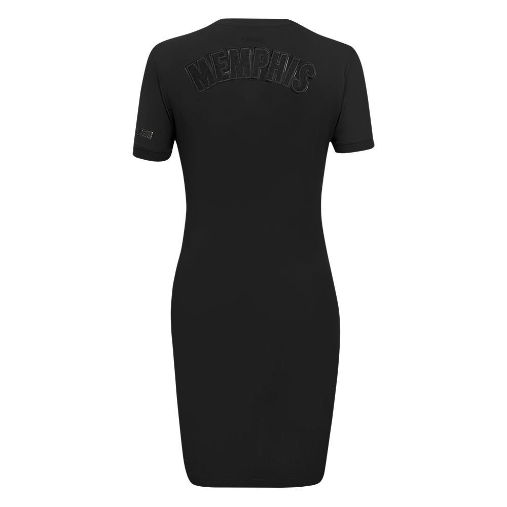 NBA MEMPHIS GRIZZLIES TRIPLE BLACK WOMEN'S BODY CON DRESS (TRIPLE BLACK WOMEN'S)