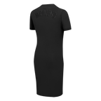 NBA MEMPHIS GRIZZLIES TRIPLE BLACK WOMEN'S BODY CON DRESS (TRIPLE BLACK WOMEN'S)