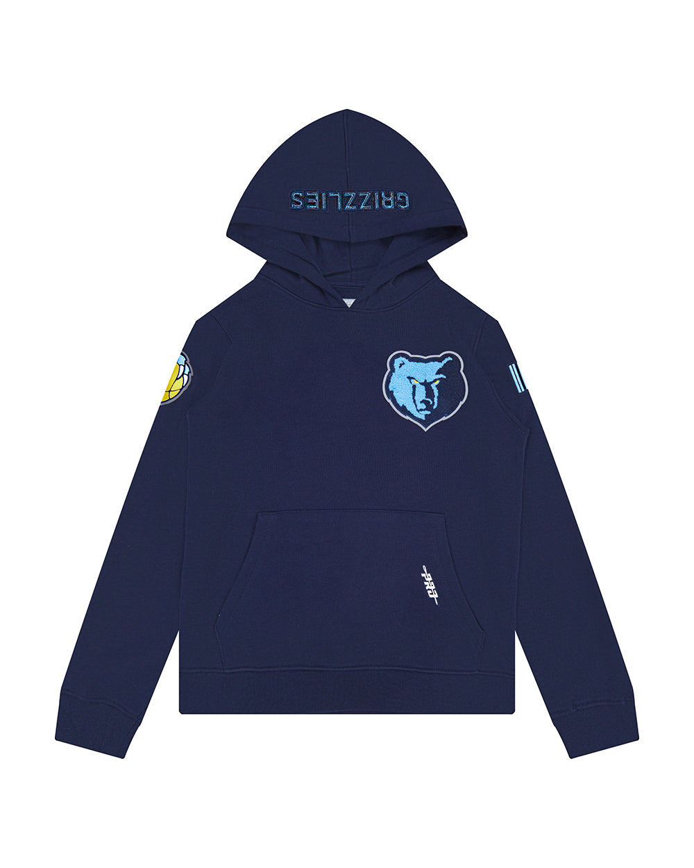 NBA MEMPHIS GRIZZLIES CLASSIC CHANDAIL À CAPUCHON EN MOLLETON POUR GARÇON JUNIOR (MARINE MINUIT)