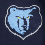 NBA MEMPHIS GRIZZLIES CLASSIC CHANDAIL À CAPUCHON EN MOLLETON À GLISSIÈRE POUR GARÇON JUNIOR (MARINE MINUIT)