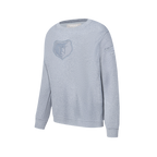 NBA MEMPHIS GRIZZLIES NEUTRAL BIG BOY'S FLC CREWNECK (DARK HEATHER GRAY)