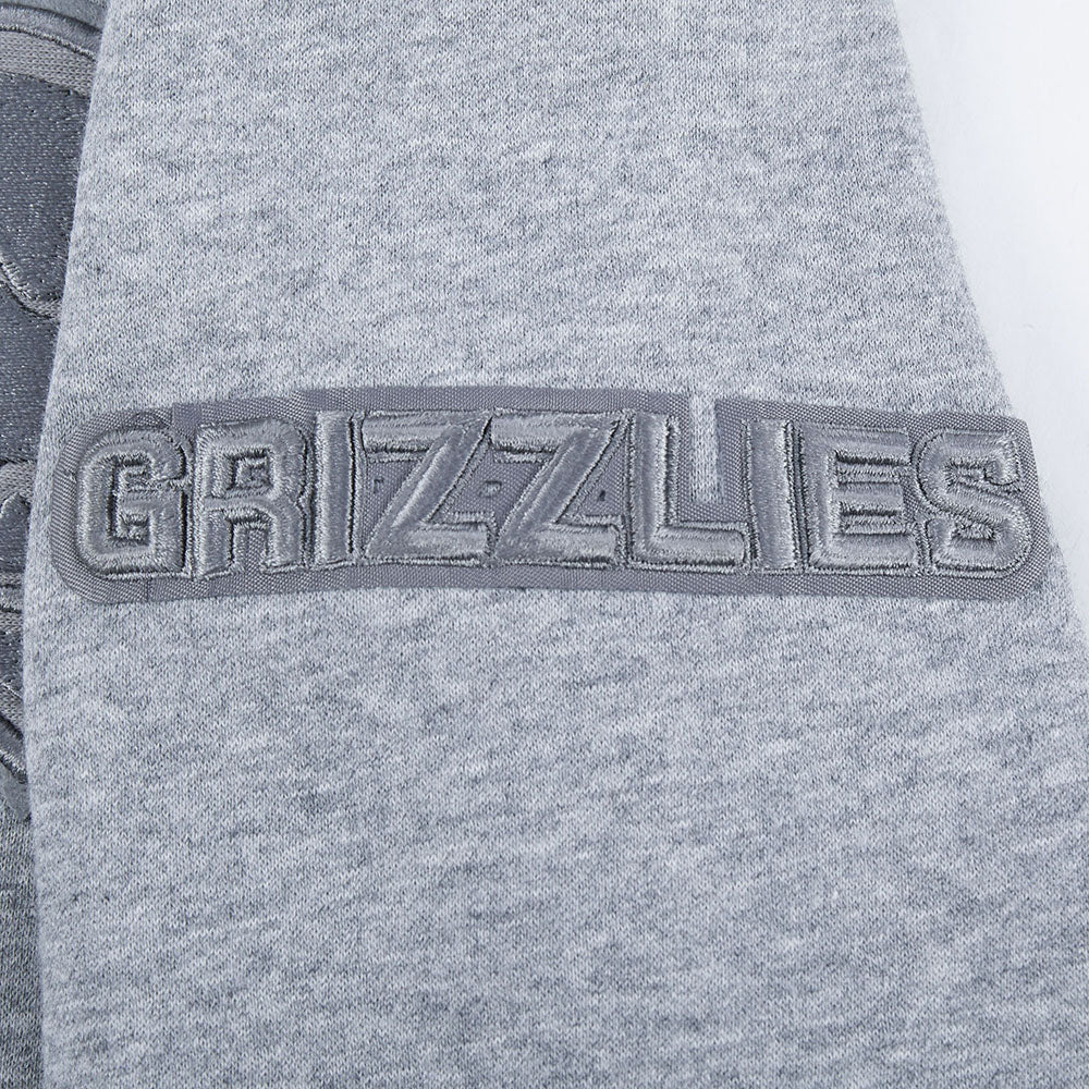 NBA MEMPHIS GRIZZLIES NEUTRAL CHANDAIL À CAPUCHON EN MOLLETON POUR GARÇON JUNIOR (GRIS CHINÉ FONCÉ)