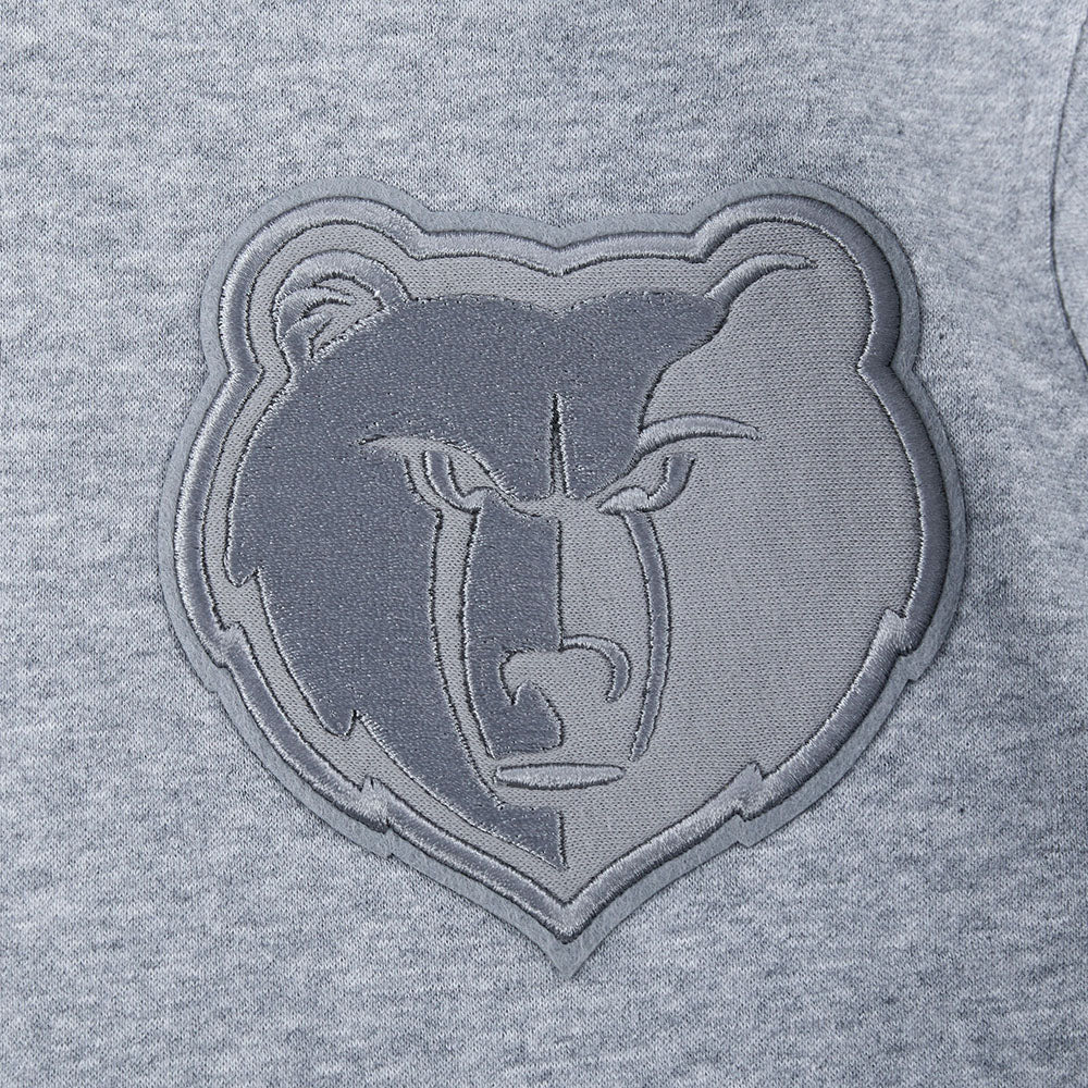 NBA MEMPHIS GRIZZLIES NEUTRAL CHANDAIL À CAPUCHON EN MOLLETON POUR GARÇON JUNIOR (GRIS CHINÉ FONCÉ)