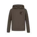 NBA MEMPHIS GRIZZLIES NEUTRAL BIG BOY'S FLC PO HOODIE (DARK TAUPE)