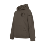 NBA MEMPHIS GRIZZLIES NEUTRAL BIG BOY'S FLC PO HOODIE (DARK TAUPE)