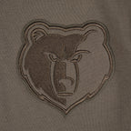 NBA MEMPHIS GRIZZLIES NEUTRAL BIG BOY'S FLC PO HOODIE (DARK TAUPE)
