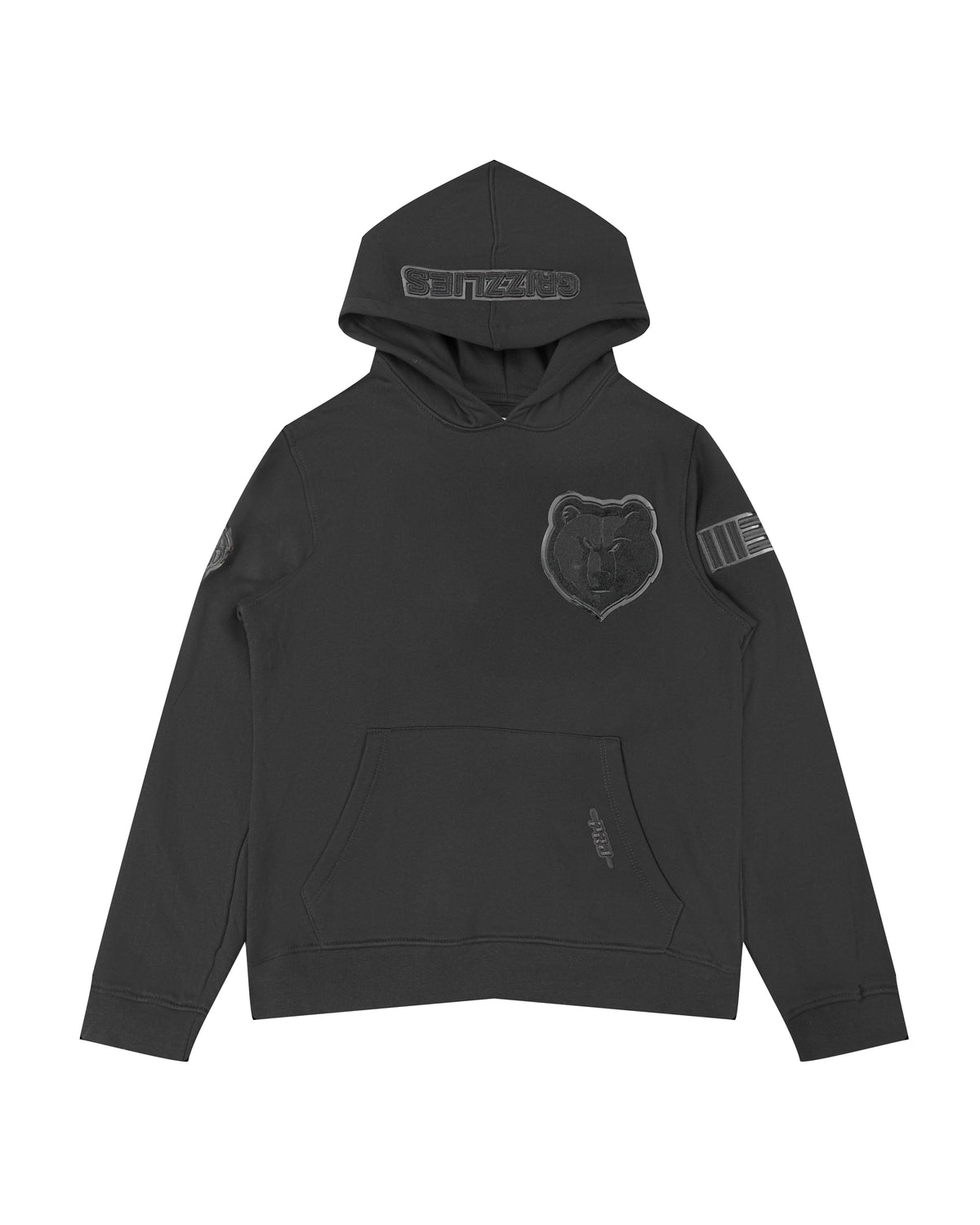 NBA MEMPHIS GRIZZLIES TRIPLE BLACK CHANDAIL À CAPUCHON EN MOLLETON POUR GARÇON JUNIOR (NOIR)
