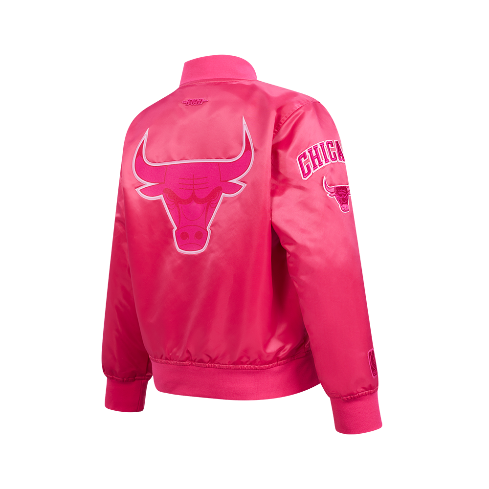 NBA MEMPHIS GRIZZLIES BLOUSON TRIPLE ROSE EN SATIN POUR FILLE JUNIOR (VIOLET BETTERAVE)