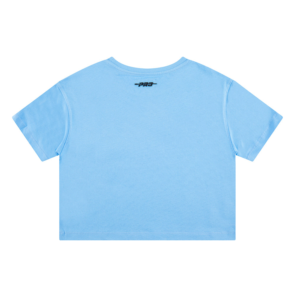 NBA MEMPHIS GRIZZLIES RETRO CLASSIC T-SHIRT À COUPE CARRÉE À MANCHES COURTES POUR FILLE JUNIOR (BLEU UNIVERSITÉ)