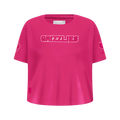 NBA MEMPHIS GRIZZLIES TRIPLE PINK BIG GIRL'S SHORT SLEEVE BOXY TEE (BEETROOT PURPLE)
