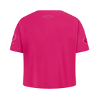 NBA MEMPHIS GRIZZLIES TRIPLE PINK BIG GIRL'S SHORT SLEEVE BOXY TEE (BEETROOT PURPLE)