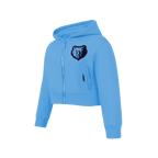 NBA MEMPHIS GRIZZLIES CLASSIC BIG GIRL'S FLC FZ HOODIE (UNIVERSITY BLUE)