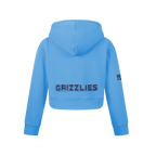 NBA MEMPHIS GRIZZLIES CLASSIC BIG GIRL'S FLC FZ HOODIE (UNIVERSITY BLUE)