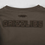 NBA MEMPHIS GRIZZLIES NEUTRAL CHANDAIL À COL ROND EN MOLLETON POUR FILLE JUNIOR (TAUPE FONCÉ)