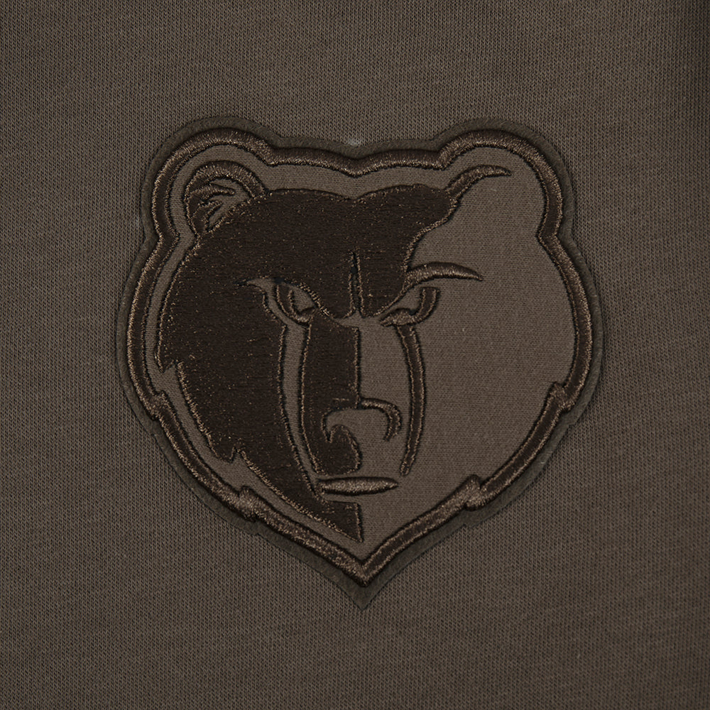 NBA MEMPHIS GRIZZLIES NEUTRAL CHANDAIL À COL ROND EN MOLLETON POUR FILLE JUNIOR (TAUPE FONCÉ)