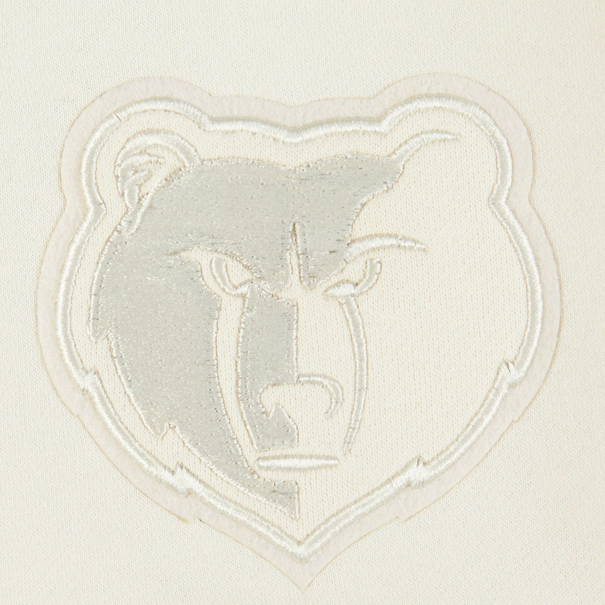 NBA MEMPHIS GRIZZLIES NEUTRAL CHANDAIL À COL ROND EN MOLLETON POUR FILLE JUNIOR (COQUILLE D'ŒUF)