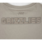 NBA MEMPHIS GRIZZLIES NEUTRAL CHANDAIL À COL ROND EN MOLLETON POUR FILLE JUNIOR (TAUPE)