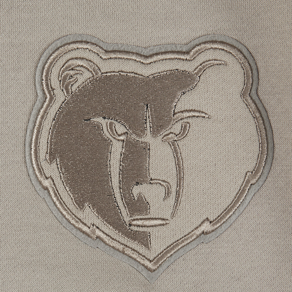 NBA MEMPHIS GRIZZLIES NEUTRAL CHANDAIL À COL ROND EN MOLLETON POUR FILLE JUNIOR (TAUPE)