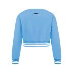 NBA MEMPHIS GRIZZLIES RETRO CLASSIC CHANDAIL À COL ROND EN MOLLETON CÔTELÉ POUR FILLE JUNIOR (BLEU UNIVERSITÉ)