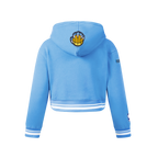 NBA MEMPHIS GRIZZLIES RETRO CLASSIC CHANDAIL À CAPUCHON EN MOLLETON CÔTELÉ POUR FILLE JUNIOR (BLEU UNIVERSITÉ)