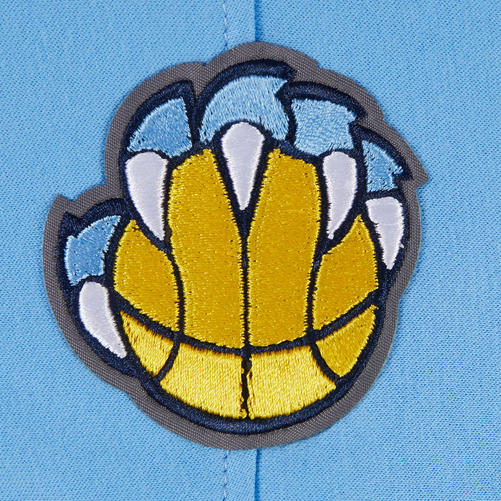 NBA MEMPHIS GRIZZLIES RETRO CLASSIC CHANDAIL À CAPUCHON EN MOLLETON CÔTELÉ POUR FILLE JUNIOR (BLEU UNIVERSITÉ)