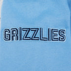 NBA MEMPHIS GRIZZLIES RETRO CLASSIC CHANDAIL À CAPUCHON EN MOLLETON CÔTELÉ POUR FILLE JUNIOR (BLEU UNIVERSITÉ)