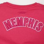 NBA MEMPHIS GRIZZLIES TRIPLE PINK BIG GIRL'S FLC CREWNECK (BEETROOT PURPLE)
