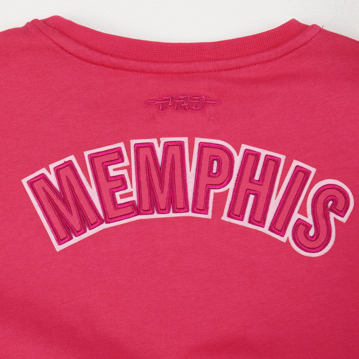 NBA MEMPHIS GRIZZLIES TRIPLE PINK BIG GIRL'S FLC CREWNECK (BEETROOT PURPLE)