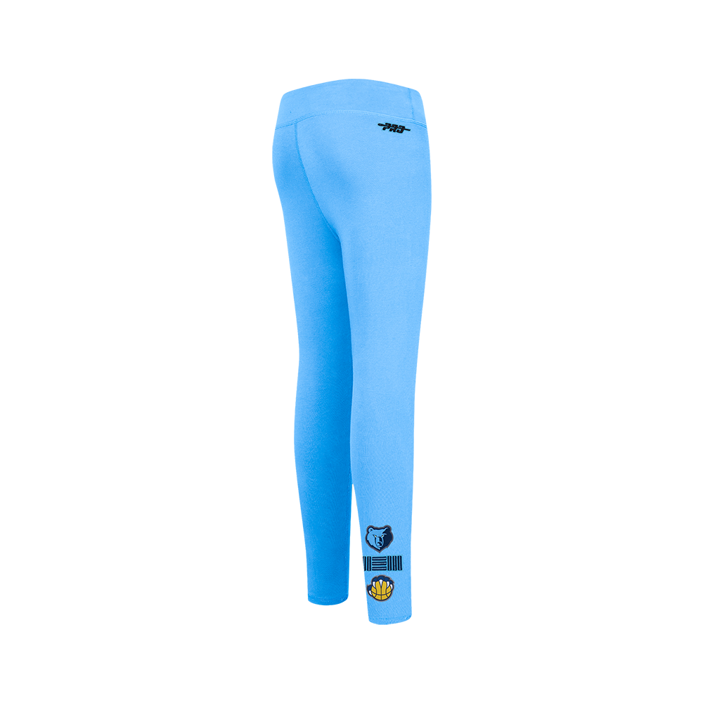 NBA MEMPHIS GRIZZLIES RETRO CLASSIC BIG GIRL'S LEGGING (UNIVERSITY BLUE)