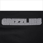 NBA MEMPHIS GRIZZLIES REVERSE FRENCH TERRY WOMEN'S FLEECE CREWNECK (BLACK)