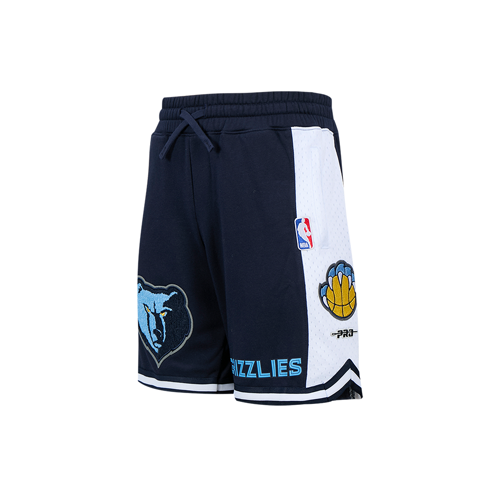 NBA MEMPHIS GRIZZLIES CLASSIC LITTLE BOY'S FLEECE 2.0 SHORT (MIDNIGHT NAVY)