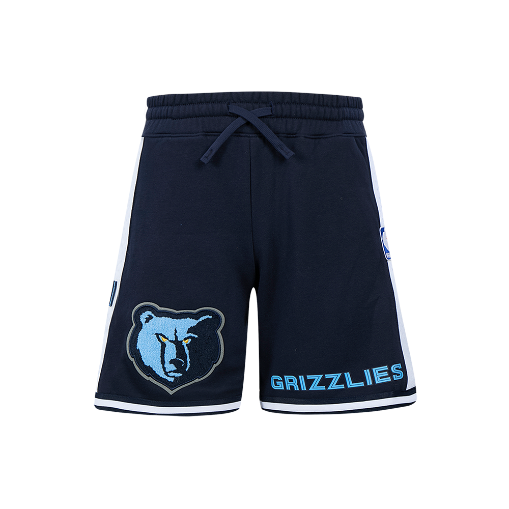 NBA MEMPHIS GRIZZLIES CLASSIC LITTLE BOYS FLEECE 2.0 SHORT (MIDNIGHT NAVY)