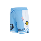 NBA MEMPHIS GRIZZLIES RETRO CLASSIC LITTLE BOY'S FLEECE 2.0 SHORT (UNIVERSITY BLUE)