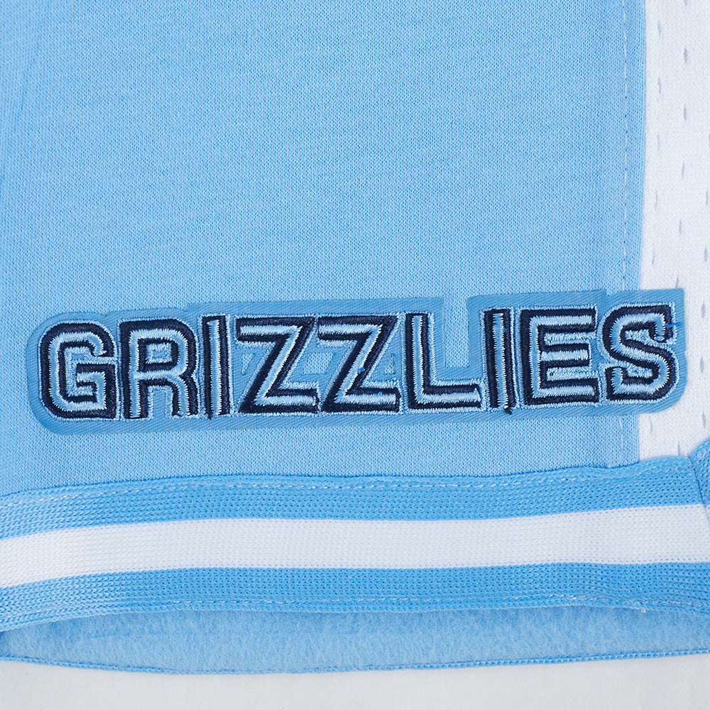 NBA MEMPHIS GRIZZLIES RETRO CLASSIC LITTLE BOY'S FLEECE 2.0 SHORT (UNIVERSITY BLUE)